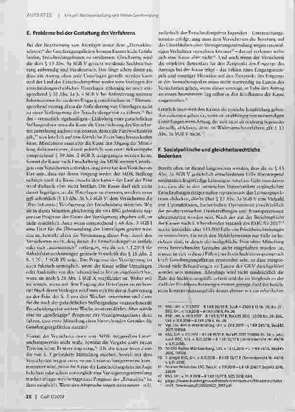 Vorschauseite 5: Kostenerstattung und fiktive Genehmigung