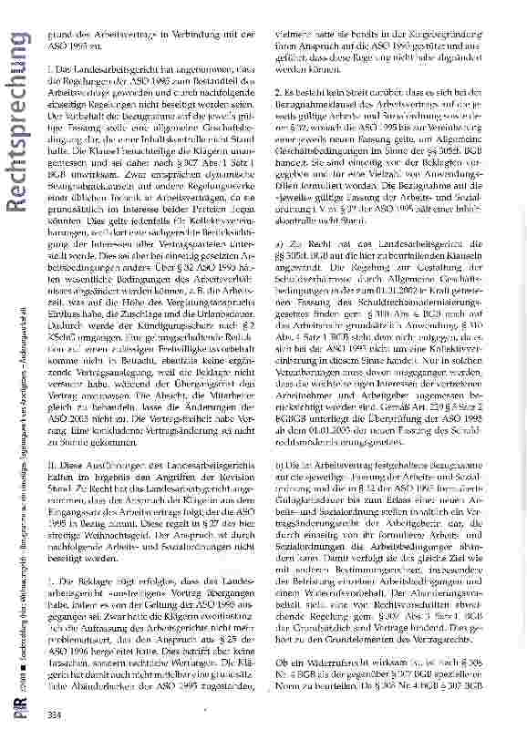 Vorschauseite 4: Sonderzahlung (hier: Weihnachtsgeld) - Bezugnahme auf ein einseitiges Regelungswerk des Arbeitgebers -Änderungsvorbehalt