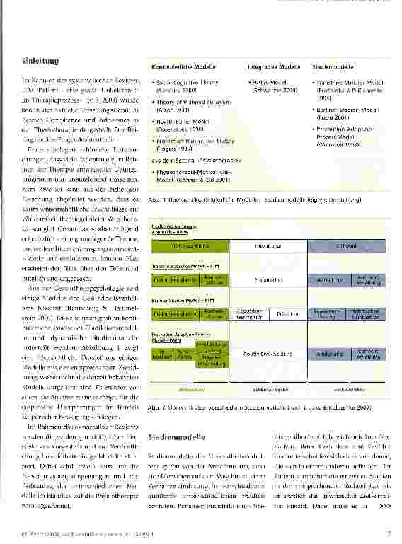 Vorschauseite 2: Therapiespezifisches Patientenverhalten -auf der Suche nach einem Modell