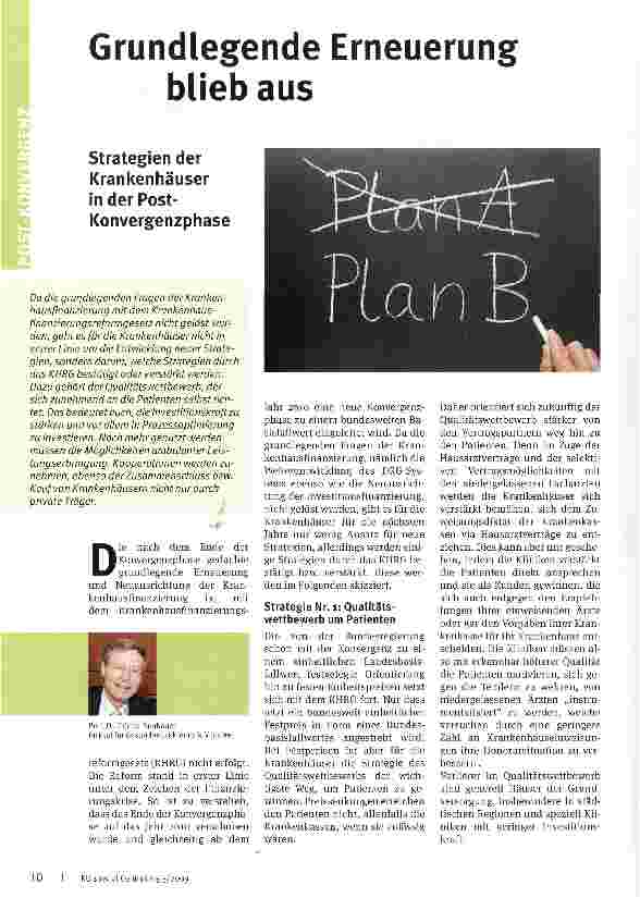 Vorschauseite 1: Grundlegende Erneuerung blieb aus