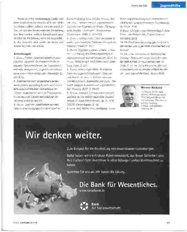 Vorschauseite 3: Jugendhilfe statt Knast