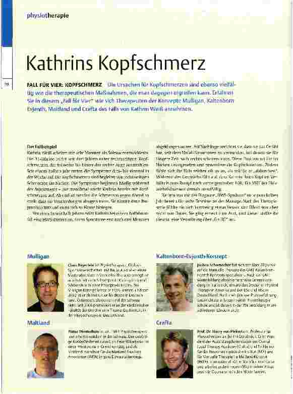 Vorschauseite 1: Kathrins Kopfschmerz