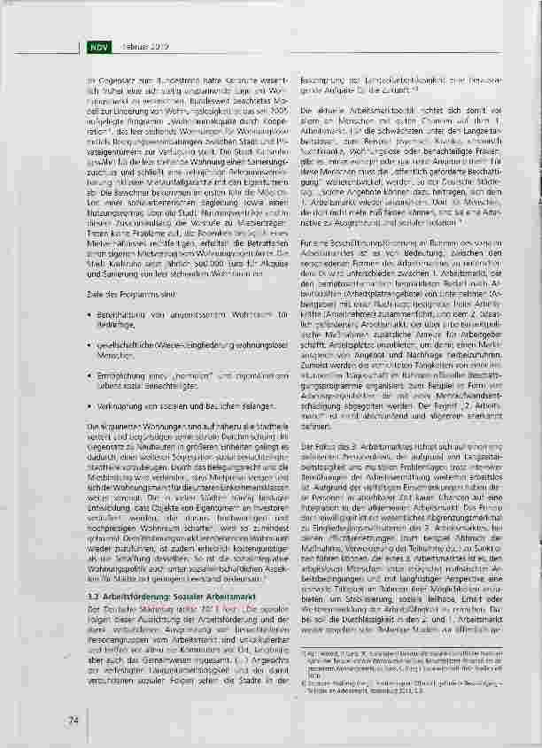 Vorschauseite 4: Zur Stabilisierung sozialer Architekturen. Eine Antwort auf die Frage „Wie brüchig ist die soziale Architektur unserer Städte?