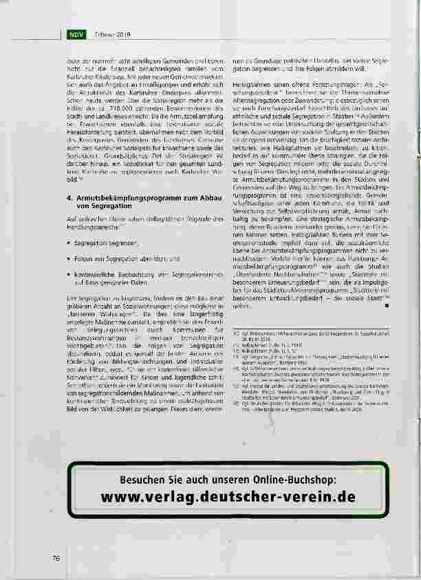 Vorschauseite 6: Zur Stabilisierung sozialer Architekturen. Eine Antwort auf die Frage „Wie brüchig ist die soziale Architektur unserer Städte?