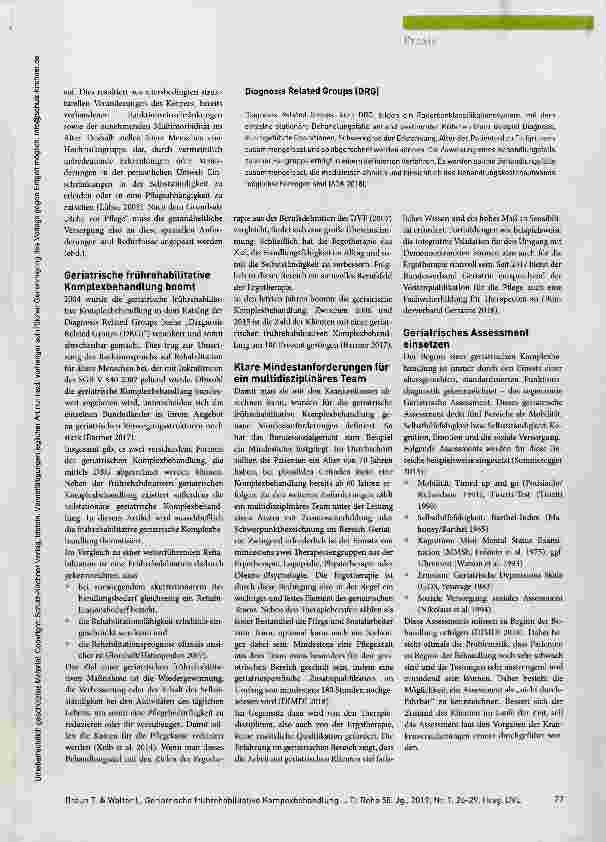 Vorschauseite 2: Ergotherapeutisches Arbeitsfeld mit Zukunftspotenzial
