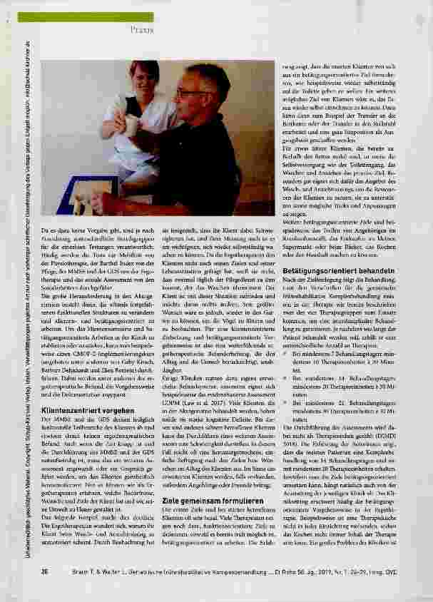 Vorschauseite 3: Ergotherapeutisches Arbeitsfeld mit Zukunftspotenzial