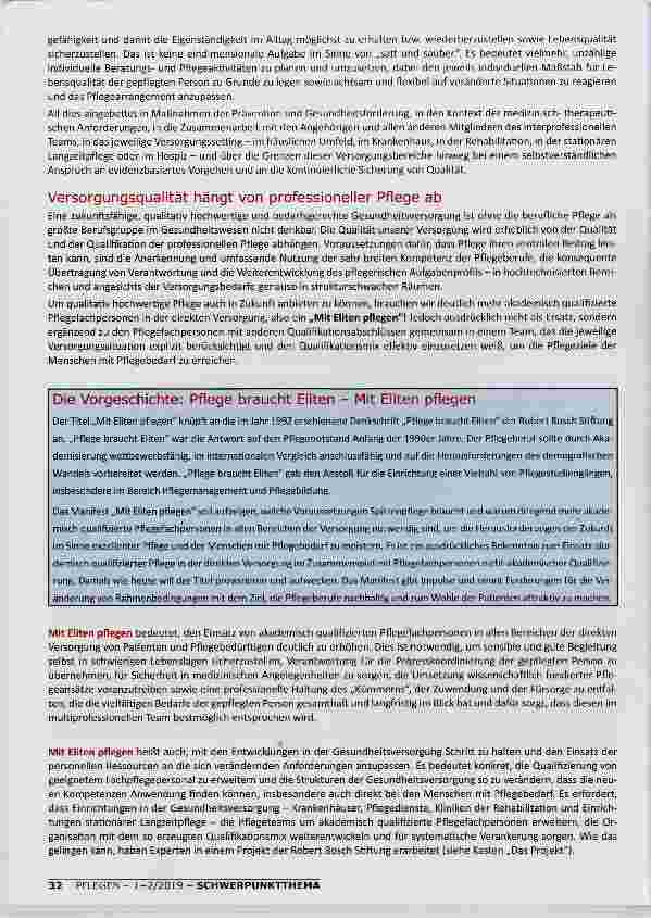 Vorschauseite 2: MIT ELITEN PFLEGEN