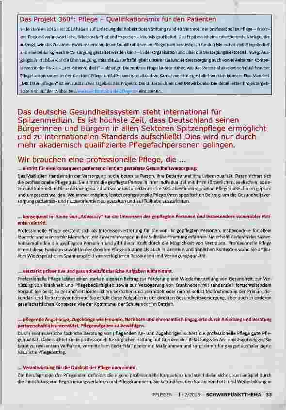 Vorschauseite 3: MIT ELITEN PFLEGEN