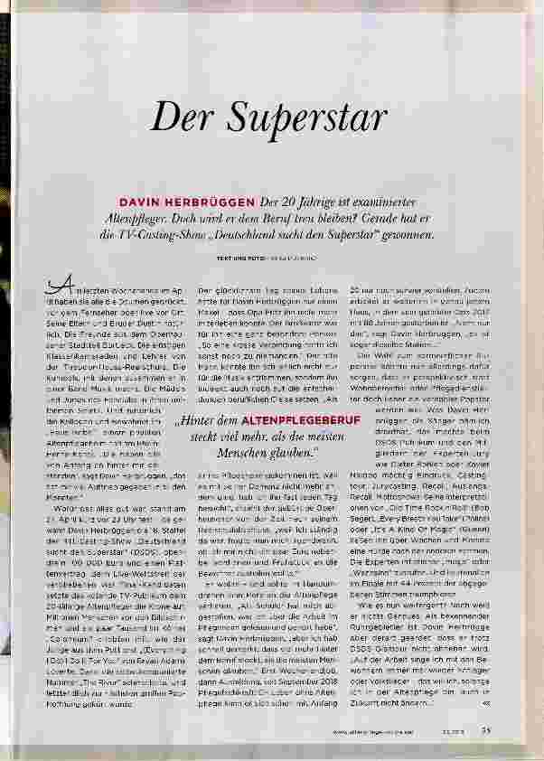 Vorschauseite 2: Der Superstar