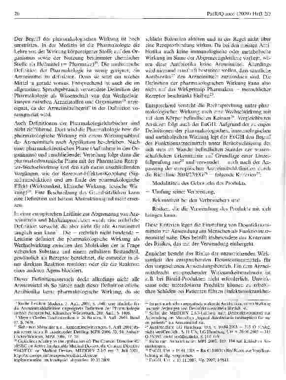 Vorschauseite 4: Die rechtliche Einstufung von Desintektionsmitteln in Deutschland
