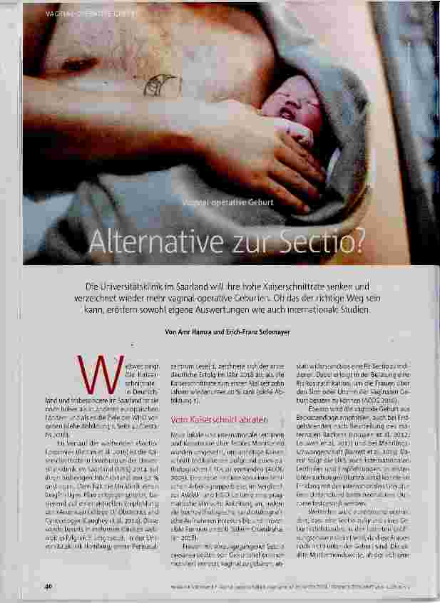 Vorschauseite 1: Alternative zur Sectio