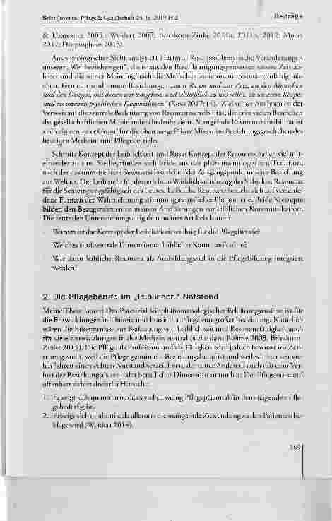 Vorschauseite 3: Leiblichkeit als Herausforderung fur die Pflegebildung