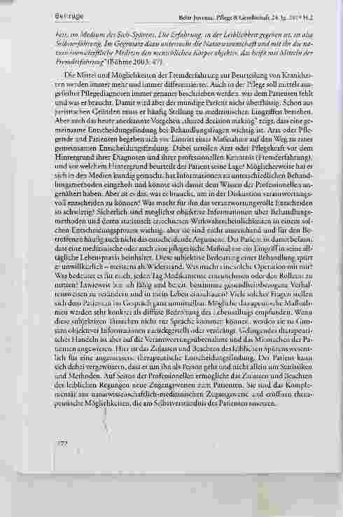 Vorschauseite 6: Leiblichkeit als Herausforderung fur die Pflegebildung