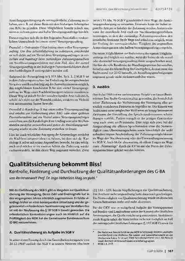 Vorschauseite 1: Qualitätssicherung bekommt Biss!