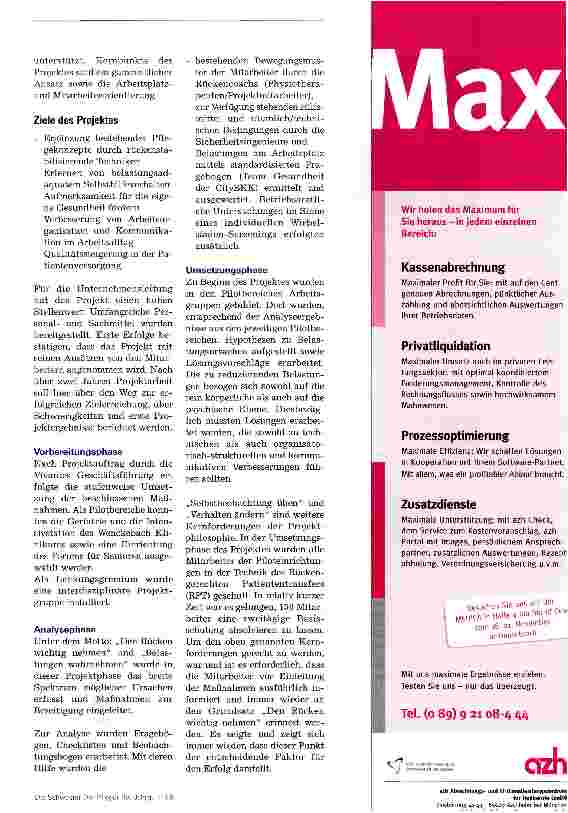 Vorschauseite 2: Betriebliches Gesundheitsmanagement für einen starken Rücken