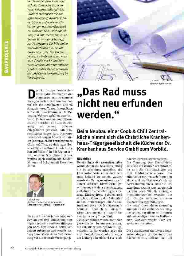 Vorschauseite 1: „Das Rad muss nicht neu erfunden werden.