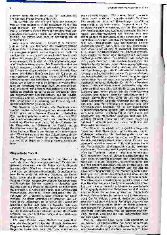 Vorschauseite 3: Zukunftsperspektiven und Tendenzen in der Medizin