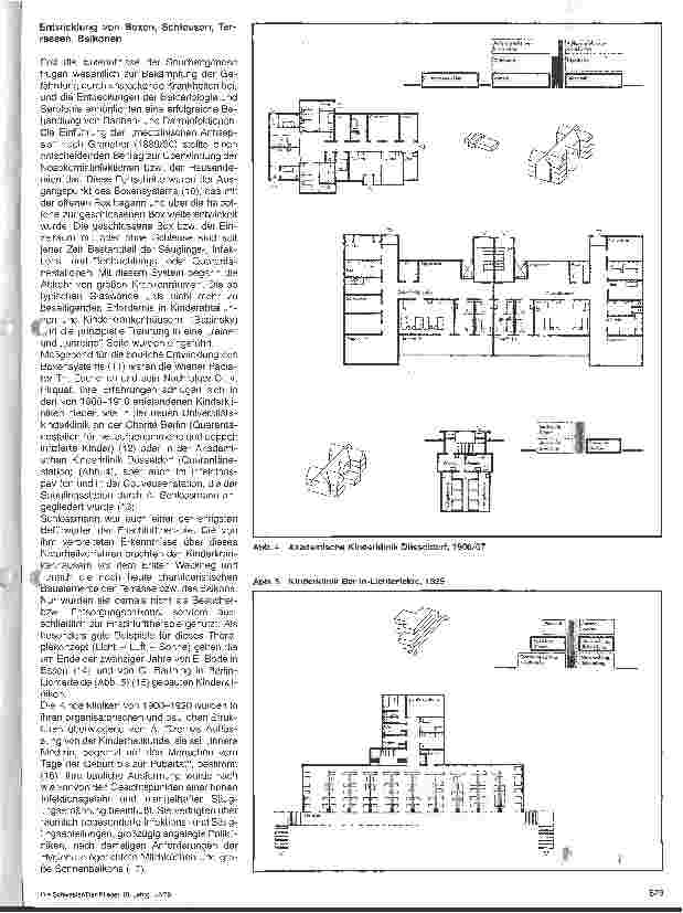 Vorschauseite 4: Das Kinderkrankenhaus: Baukonzeption des Pflegebereiches als Folge der Entwicklung der Kinderheilkunde