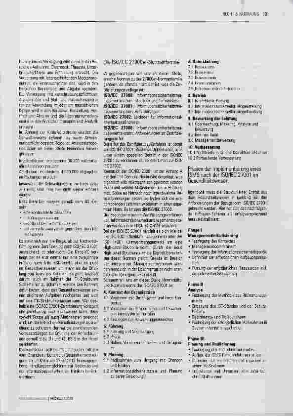 Vorschauseite 3: Informationssicherheitsmanagement nach der BSI-Kritis-Verordnung