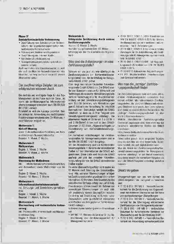 Vorschauseite 4: Informationssicherheitsmanagement nach der BSI-Kritis-Verordnung