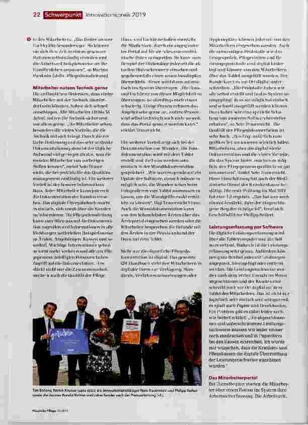 Vorschauseite 2: Der papierlose Pflegedienst