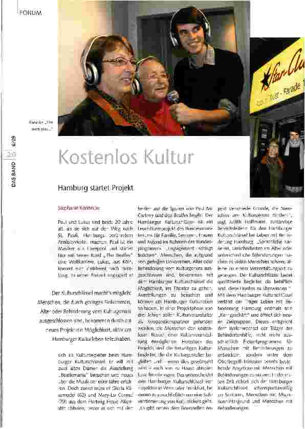 Vorschauseite 1: Kostenlos Kultur