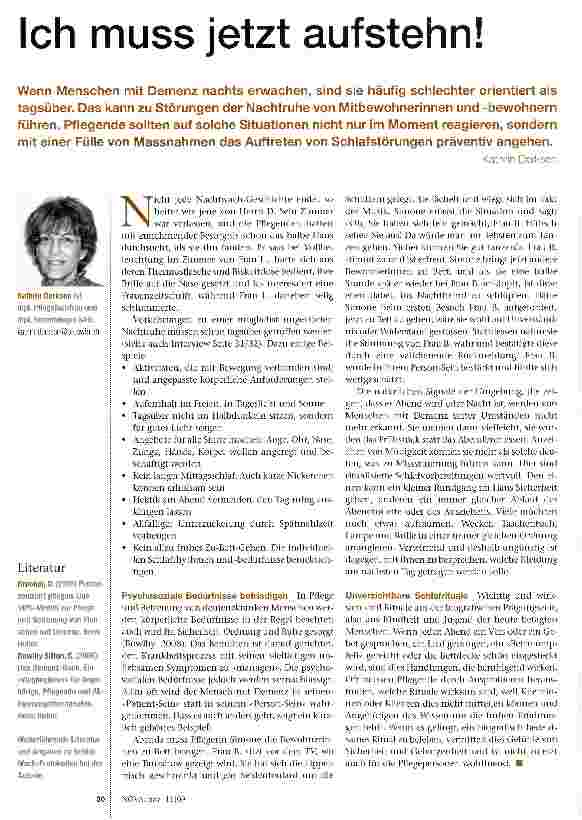 Vorschauseite 1: Ich muss jetzt aufstehn!