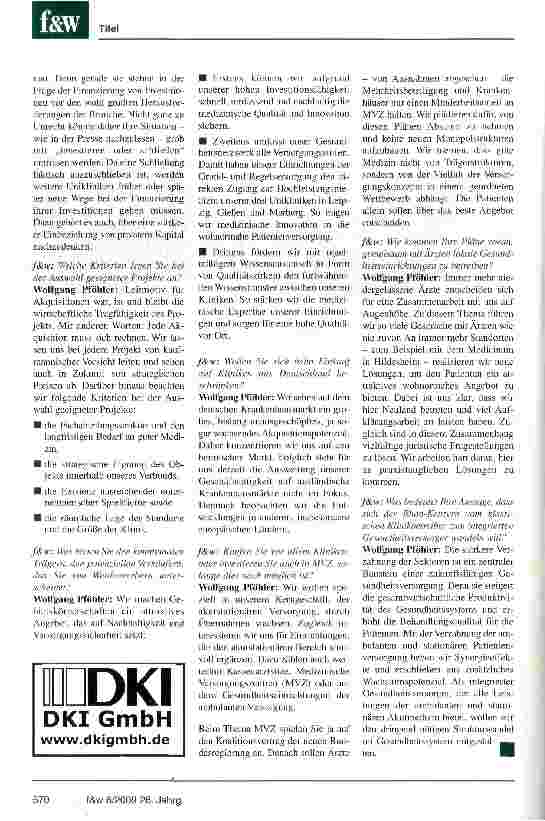Vorschauseite 3: Einzelfallentscheidungen stellen unsere Wachstums Strategie nicht in Frage