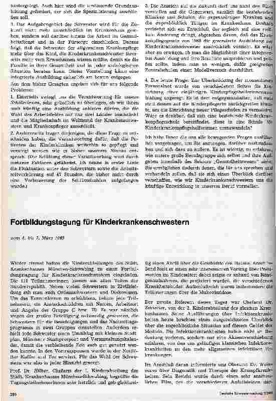 Vorschauseite 2: Berufsprobleme in der Kinderkrankenpflege