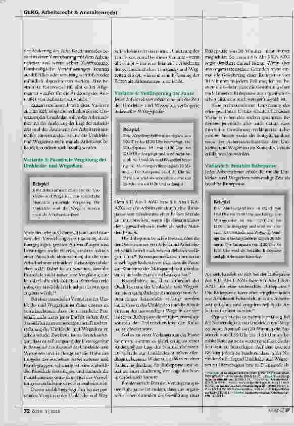 Vorschauseite 3: Die Umsetzung der Urteile zur Umkleidezeit in der Praxis
