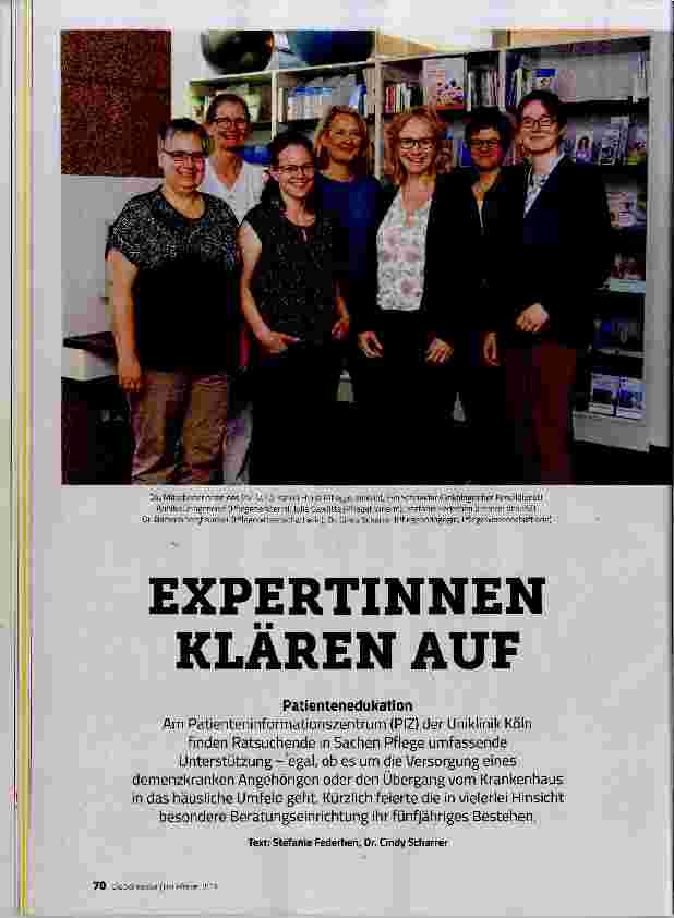 Vorschauseite 1: EXPERTINNEN KLÄREN AUF