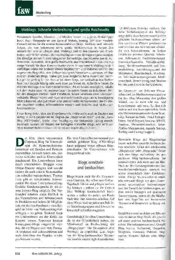 Vorschauseite 2: Imagepflege im Internet
