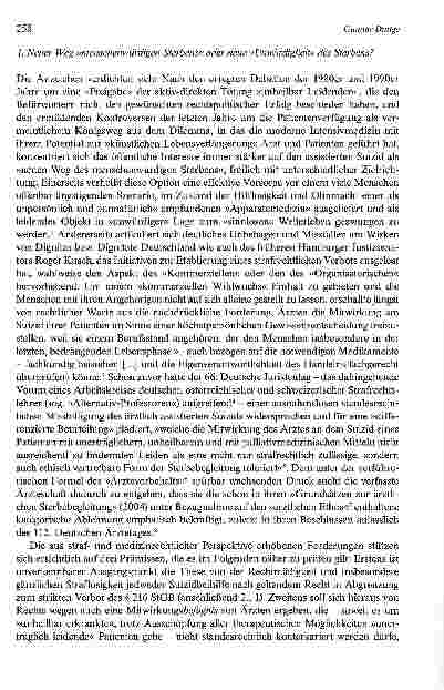 Vorschauseite 2: Der assistierte Suizid aus rechtlicher Sicht »Menschenwürdiges Sterben« zwischenPatientenautonomie, ärztlichem Selbstverständnis und Kommerzialisierung*