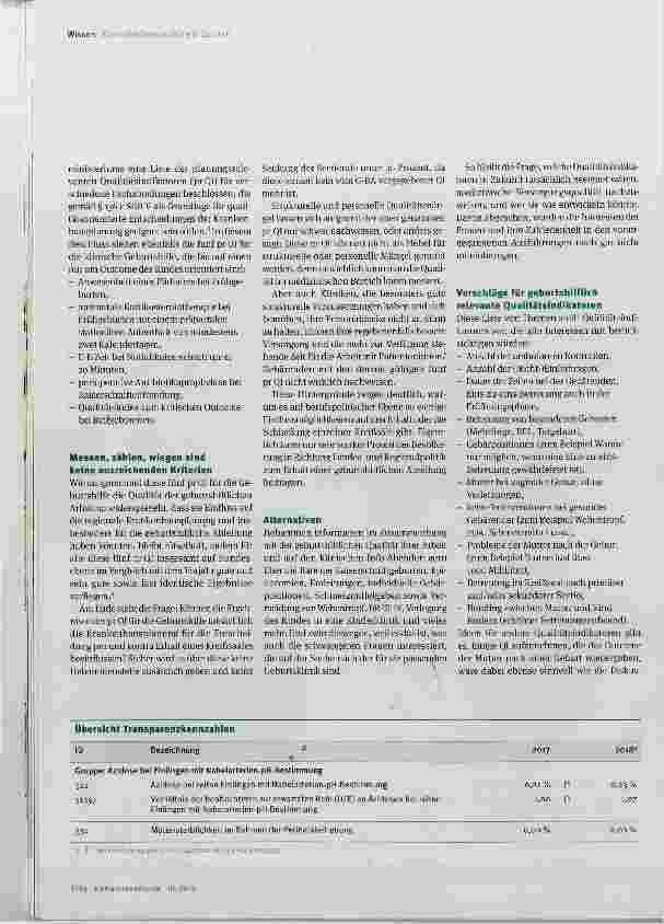 Vorschauseite 3: Klinische Geburtshilfe auf dem Prüfstand