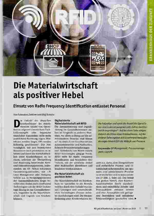 Vorschauseite 1: Die Materialwirtschaft als positiver Hebel