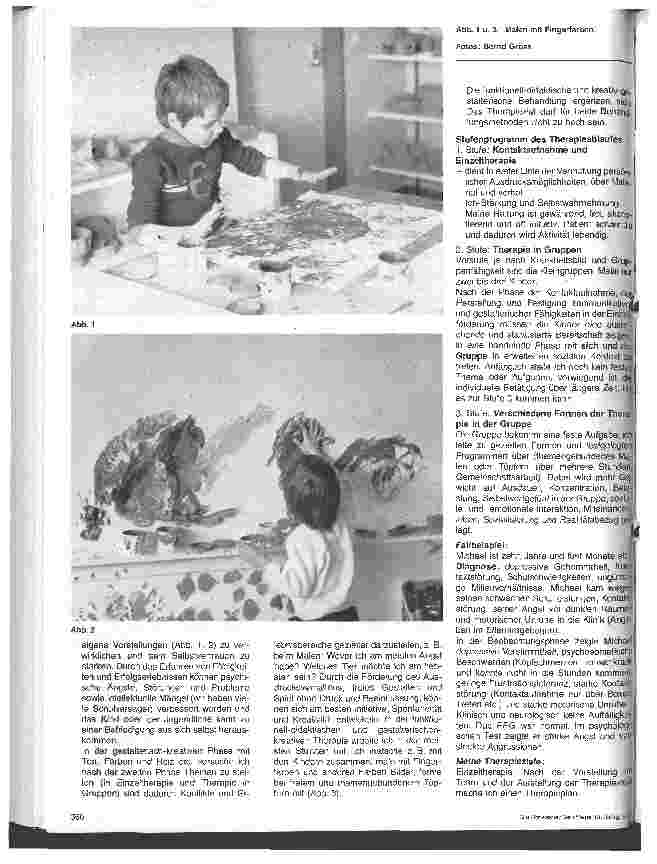 Vorschauseite 3: Berufsgruppendarstellung in der Kinderund Jugendpsychiatrie 5. Folge: Beschäftigungstherapie