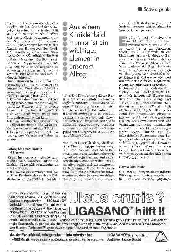Vorschauseite 2: Ein Pflegekonzept Humor