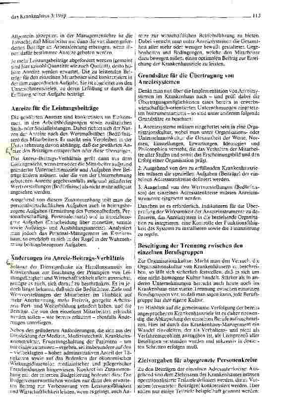 Vorschauseite 3: Perspektiven auf dem Gebiet der Krankenhausökonomie und des Krankenhausmanagement