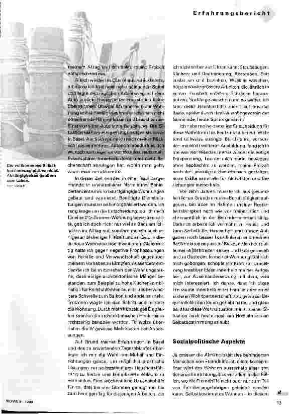 Vorschauseite 2: Selbstbestimmt wohnen
