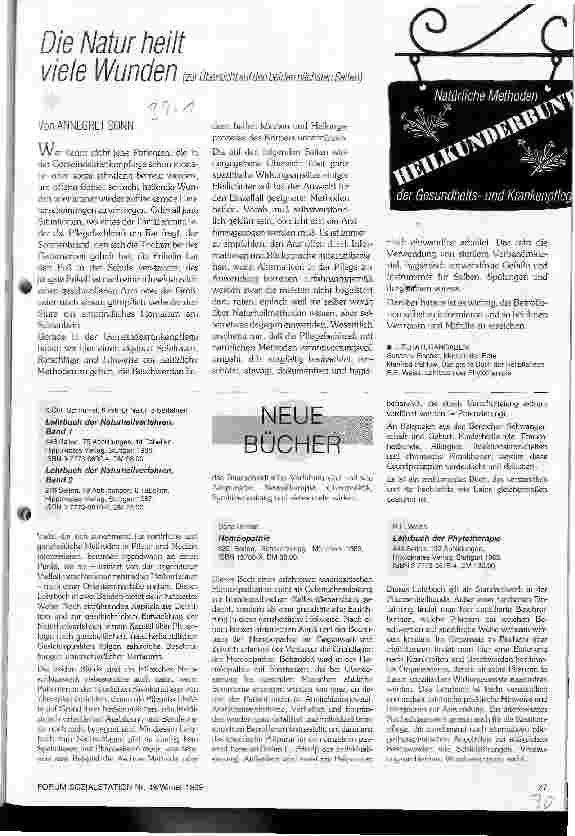 Vorschauseite 1: Die Natur heilt viele Wunden