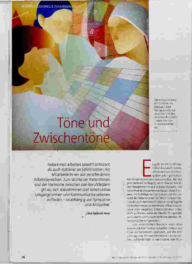 Vorschauseite 1: Töne und Zwischentöne