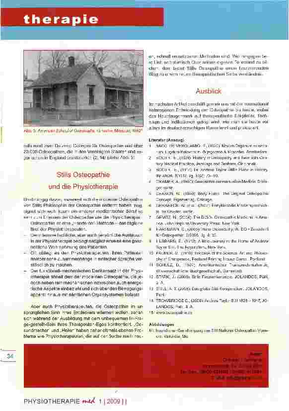 Vorschauseite 4: Osteopathie Teil I