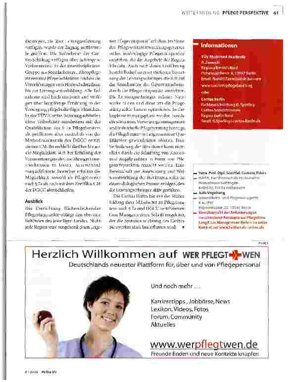 Vorschauseite 2: Mehr als „nur Fallmanagement