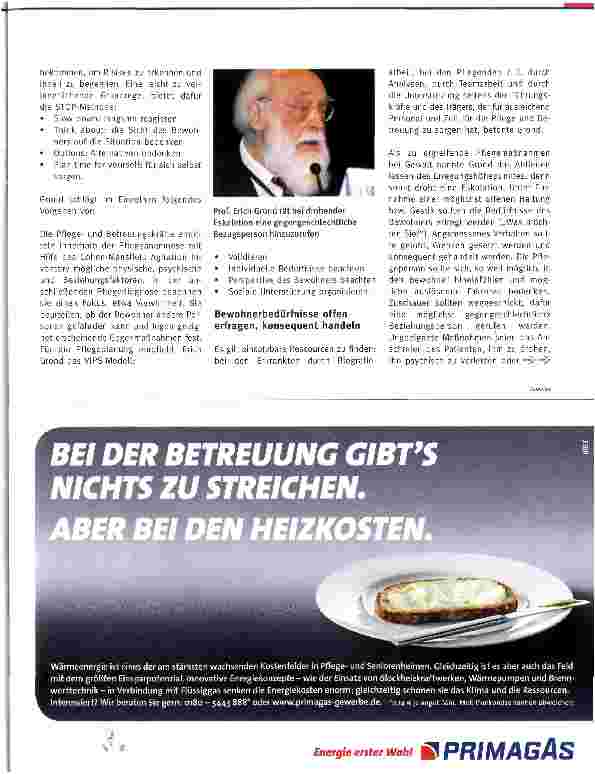 Vorschauseite 2: Deeskalation gegen Gewalt demenzkranker Bewohner