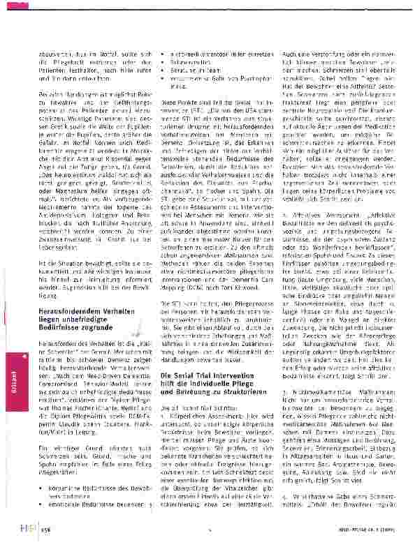 Vorschauseite 3: Deeskalation gegen Gewalt demenzkranker Bewohner