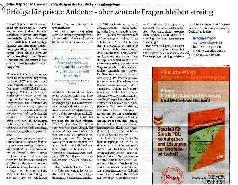 Vorschauseite 1: Erfolge für private Anbieter - aber zentrale Fragen bleiben streitig