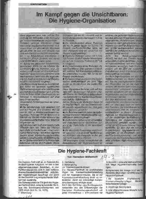 Vorschauseite 1: Die Hygiene-Fachkraft