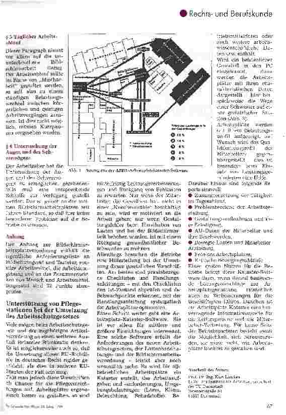 Vorschauseite 4: Was bedeutet das neue Arbeitsschutzgesetz für die Pflege?