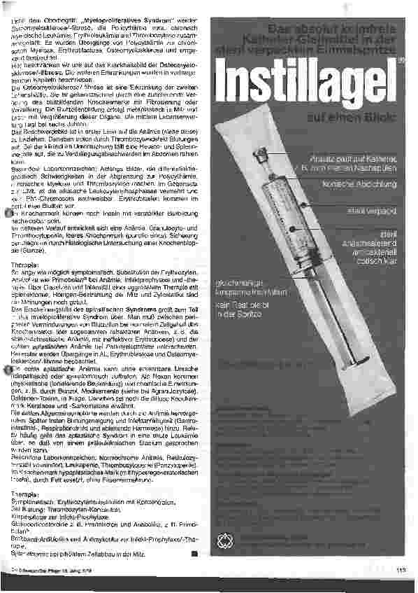 Vorschauseite 3: Hämatologie 4. Folge: Teil III Bluterkrankungen