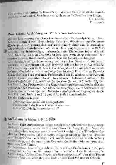 Vorschauseite 3: 16 Jährige in den Krankenpflegeschulen?